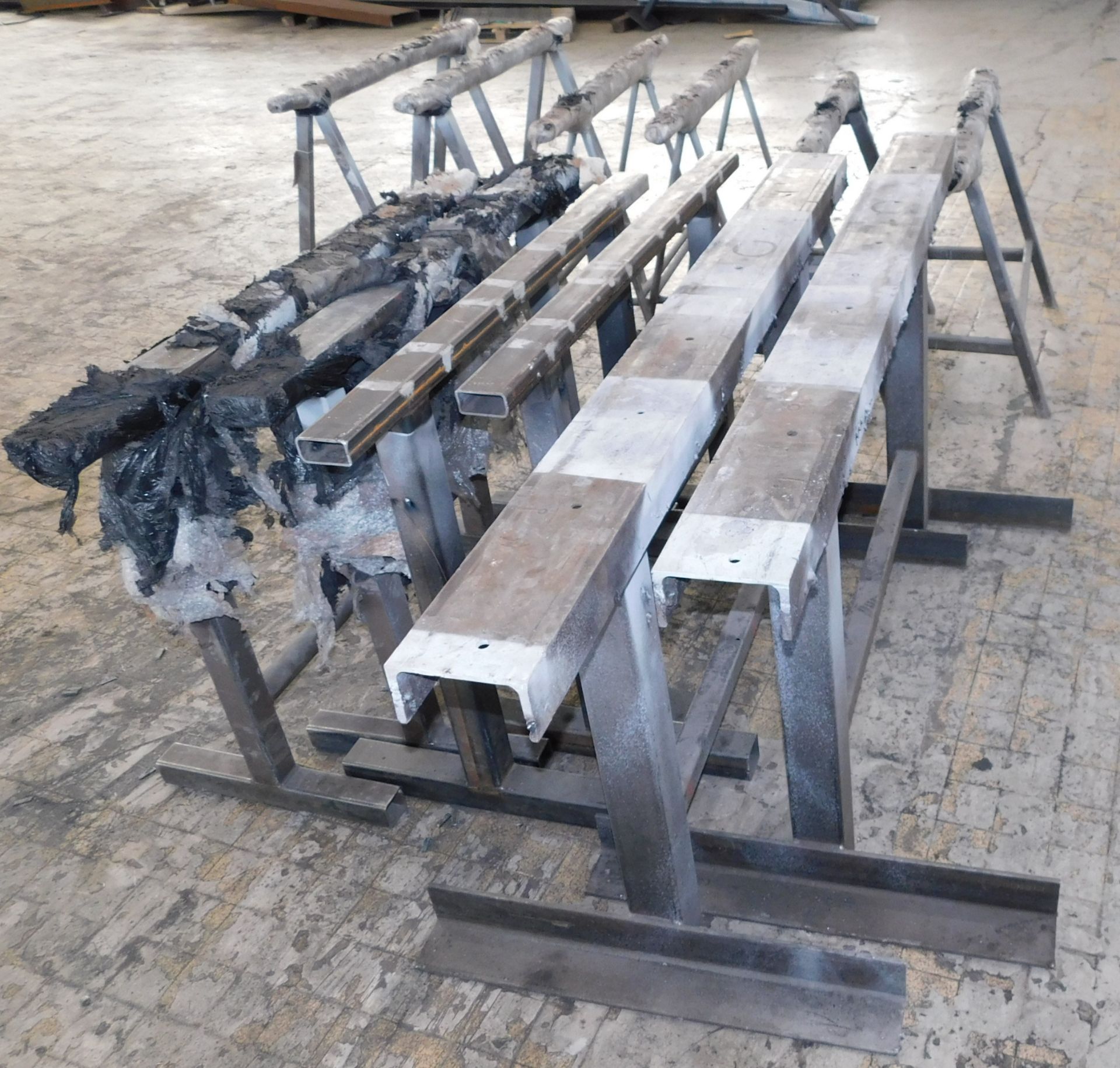 8 Various Adjustable Rollers & 12 Fabricated Trestles (Location: Sheffield. Please Refer to - Image 2 of 2