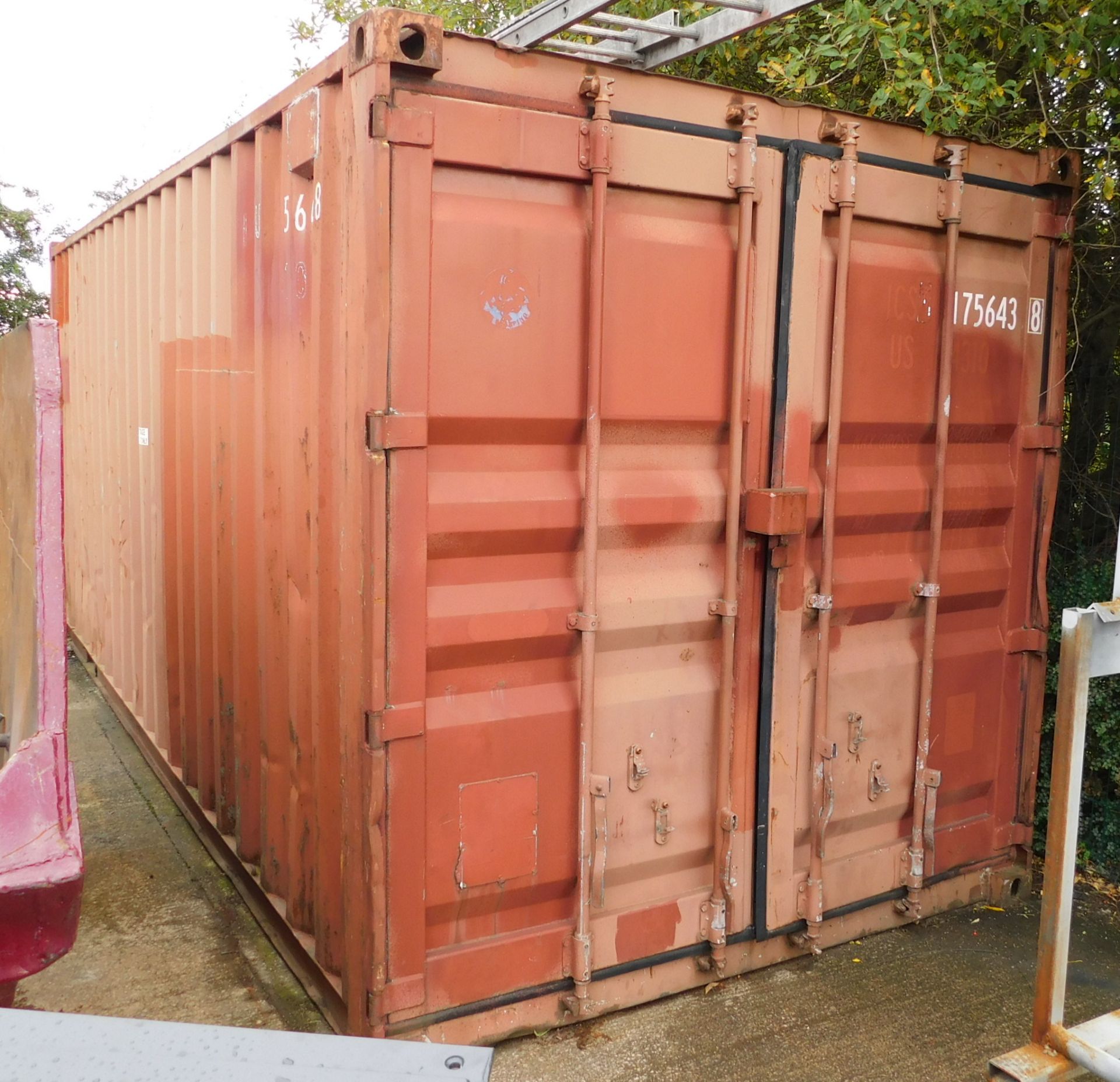 20ft Storage Container (Collection Delayed to after 12 Noon on Thursday 25th November) (Location: