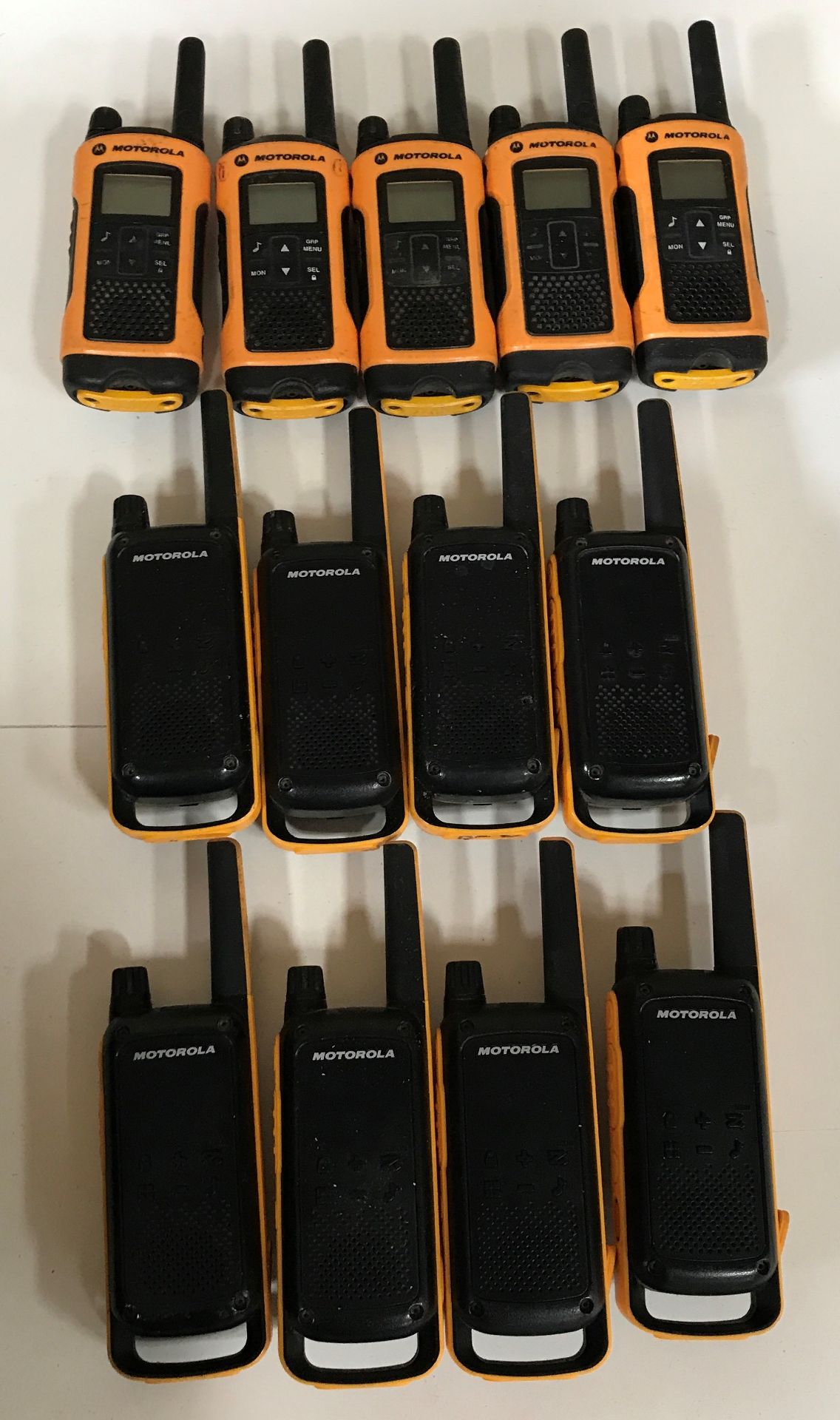 15 Motorola Walkie Talkies Comprising; Box of T82 Extreme Walkie Talkies, 8 Talkabout & 5 TLKR