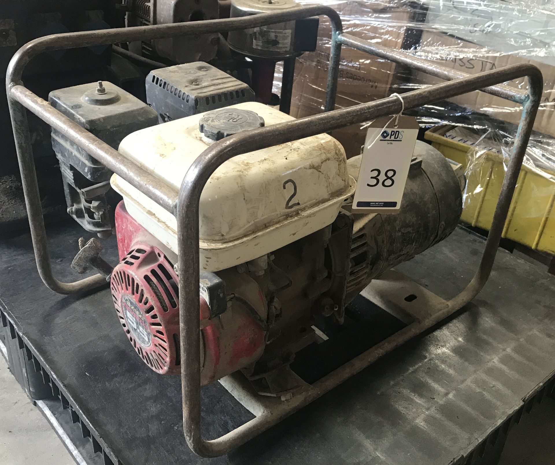 Petrol Generator with Honda GX160 5.5HP Engine (Location: Brentwood. Please Refer to General Notes)