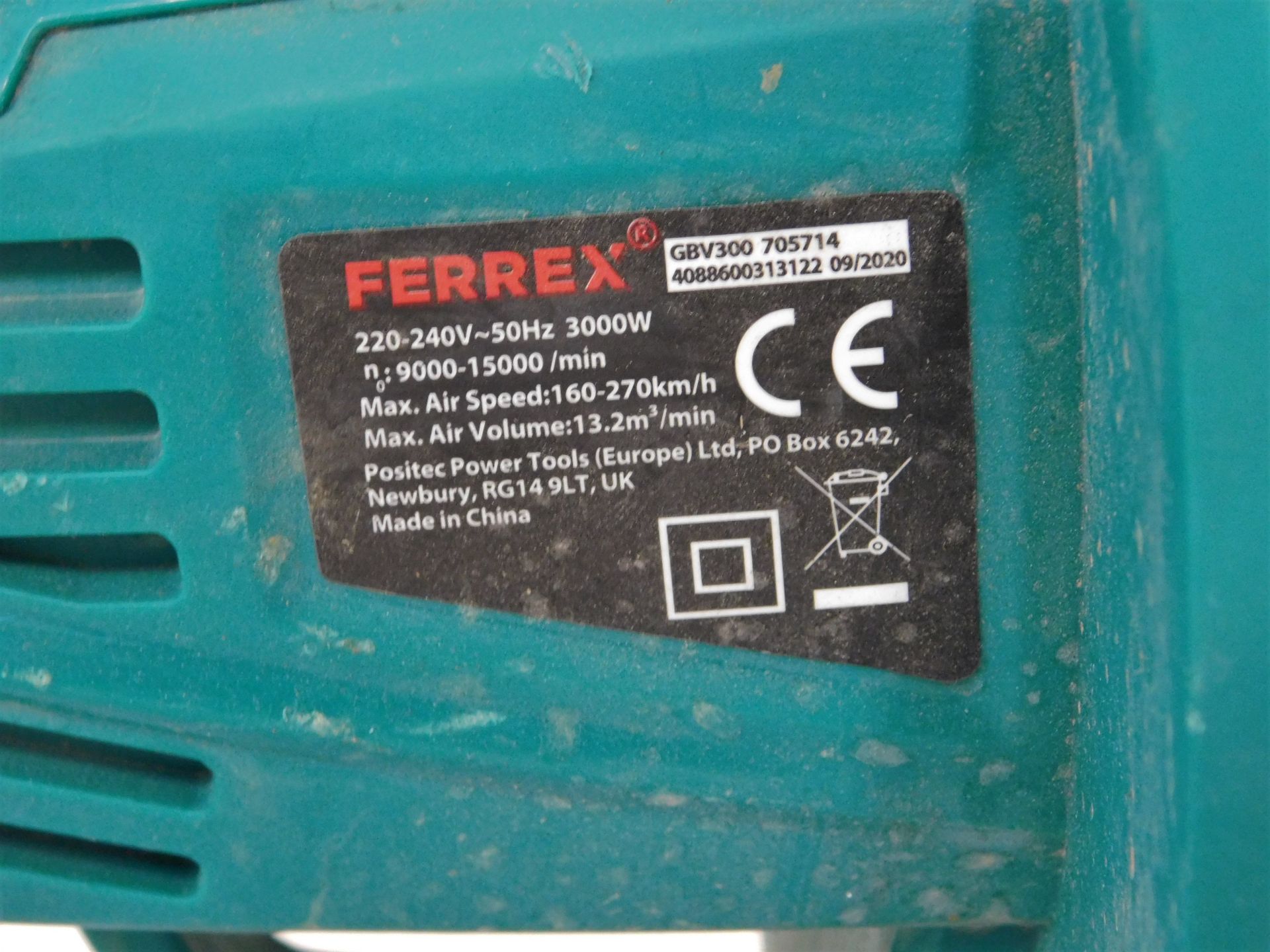 Ferrex Leaf Blower (Location: Brentwood. Please Refer to General Notes) - Image 2 of 2