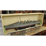 Exhibition quality working scale model of the Second World War 'Abdiel' class Royal Naval mine