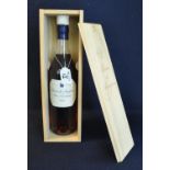 One bottle Baron de Sigoqnac BAS Armagnac 1963, 70cl, 40% by volume, in original wooden box. (B.P.