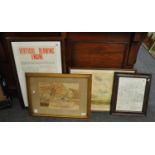 A group of assorted furnishing pictures, framed posters, two watercolours etc. (B.P. 21% + VAT)