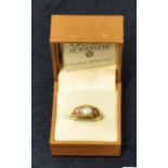 9ct gold Clogau ring set with an opal. Ring size N. Approx weight 4.2g. (B.P. 21% + VAT)