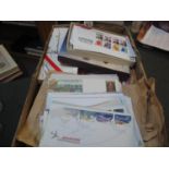 Australia large stamp collection of First day covers in tin, shoe boxes and envelopes, 1980's to