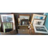 A large collection of mainly framed furnishing and other prints, locomotives, landscapes, historical