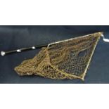 House of Hardy Ltd Alnwick Northumberland folding vintage landing fishing net. (B.P. 21% + VAT)