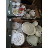 Two boxes of assorted china. (2) (B.P. 21% + VAT)