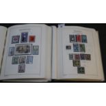 East Germany (DDR) mint and used stamp collection in two large Lighthouse printed albums. Many