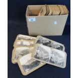 Collection of 19th century stereoscopic cards to include Egyptian scenes. (B.P. 21% + VAT)