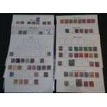 India mint and used selection on pages. Queen Victoria to King George V. 250 + stamps. (B.P. 21% +