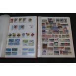 Collection of Commonwealth stamps in two stockbooks, wide range of countries, mint and used,