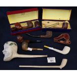 Collection of vintage pipes to include; Dunhill, clay pipes etc. (B.P. 21% + VAT)