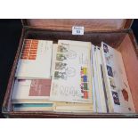 Great Britain and Channel Islands selection of first day covers in small brown case. (B.P. 21% +