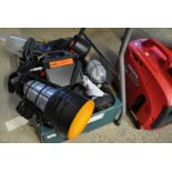 Box comprising assorted torches, Ring automotive air compressor etc. (B.P. 21% + VAT)