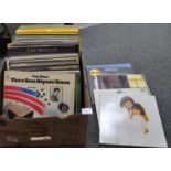 Large box of LPs to include: 'Imagine' by John Lennon, Paul Simon 'Graceland' and 'There goes