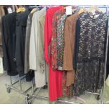 Two vintage ladies outfits to include; Alexon two piece lace outfit, Jacque Vert dress and jacket