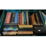 Two boxes of assorted vintage and antiquarian books to include; various children's and other