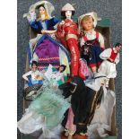 Tray of assorted modern European and Oriental dolls. (B.P. 21% + VAT)