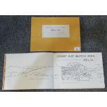 'Desert Rat Sketch Book, wirtten and illustrated in full color' by Clifford Saber. First Edition. (