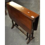 Edwardian mahogany Sutherland table. (B.P. 21% + VAT)