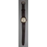 Vintage Rotary Supersport 9ct gold gents watch with associate leather strap. (B.P. 21% + VAT)