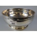 Silver pedestal bowl by Barker Brothers Ltd, Chester 1926, 19 troy ozs approx. (B.P. 21% + VAT)