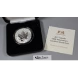 2017 Canada 150th Anniversary 1oz silver proof coin. (B.P. 21% + VAT)