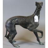 Large bronze study of a greyhound. (B.P. 21% + VAT)