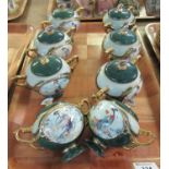 A set of eight 'Beauties of the Red Mansion' porcelain music box collection by Ardleigh Elliott. (8)