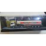 Corgi modern trucks 'A new era of road transport' 75104 ERF tanker-SO in perspex case. (B.P. 21% +