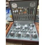 Boxed canteen of Viners cutlery, bead pattern handles. (B.P. 21% + VAT)