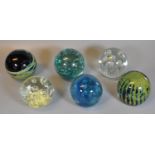 Collection of six art glass paperweights; Medina etc. (6) (B.P. 21% + VAT)