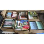 Eight boxes of assorted books, mainly Welsh interest, steam and trains in South Wales, The