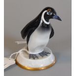 Schlaggenwaid china study of a penguin, gold finish and black printed marks to the base. (B.P. 21% +