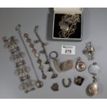 Collection of silver and white metal jewellery. (B.P. 21% + VAT)