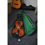 The Stentor student II violin in fitted case with bow. (B.P. 21% + VAT)