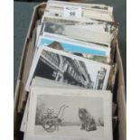 Postcards in box mixture of UK and Foreign 100's. (B.P. 21% + VAT)
