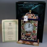 Masons Ironstone 'Imperial' clock no. 28 in a limited edition of 1996, Penang. In original box. (B.