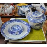 Large modern Spode 'Italian' hor d'oeuvres dish, together with a very large Spode 'Italian'