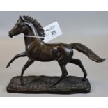 Heredities Ltd Kirk B Stephen West Moorland England study of a bronzed stallion on naturalistic