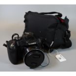 Lumix digital SLR type camera DMCFZ72 with 60x optical zoom. 20-1200. in a soft textile bag. (B.P.