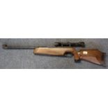 Feinerkbau 300S .177 side lever target air rifle with telescopic sight. Over 18s only. (B.P. 21% +