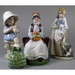 Royal Doulton bone china figurine 'Rest awhile' HN2728, together with another Royal Doulton bone