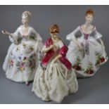 Two Royal Doulton bone china figurines 'Diana' HN2468, and 'Country Rose' HN3221, together with a