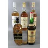 Collection of vintage whiskies to include; Golden Age Deluxe very fine old Scotch whisky John Haig &