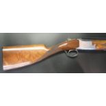 Browning FN double barrelled 12 bore over and under sporting shotgun having single trigger ejector