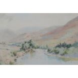 William Grant Murray (Scottish , 1877-1950), 'Glenorcy', signed with monogram, watercolours. 34 x