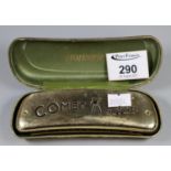M Hohner comet harmonica in fitted case. (B.P. 21% + VAT)